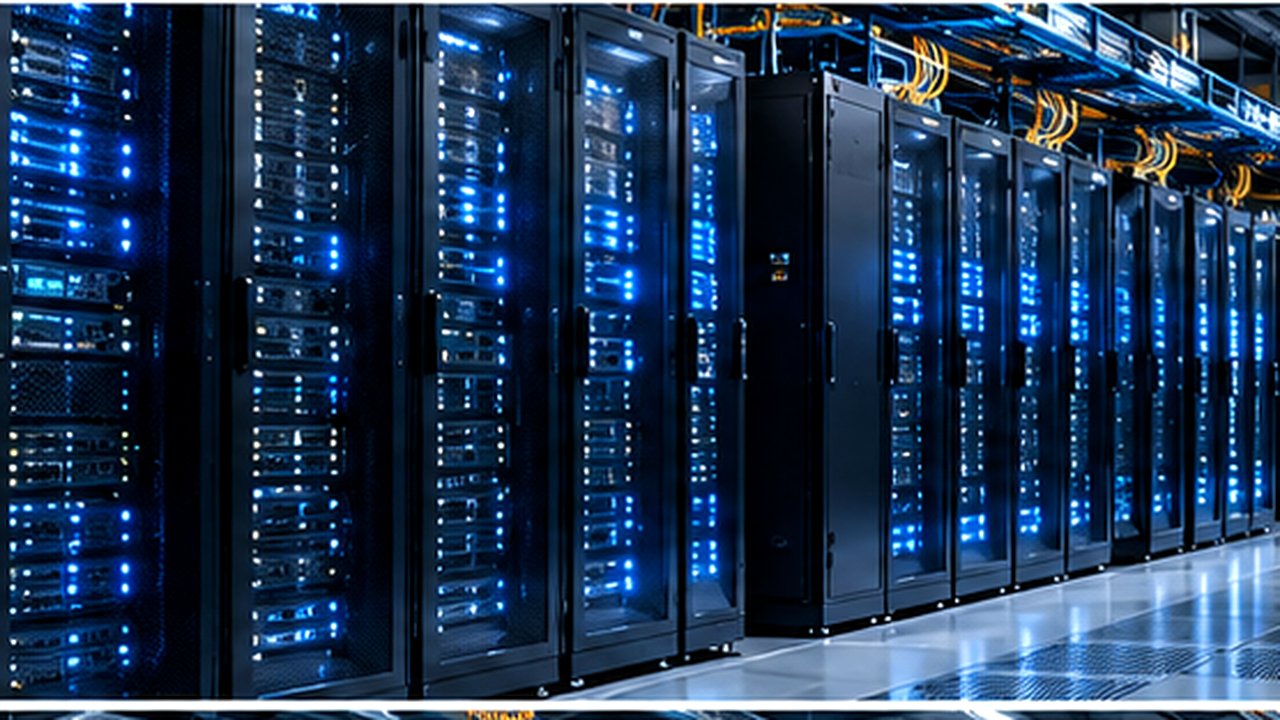 Original conceptual visualization of planned private rack-scale infrastructure